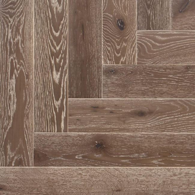 Паркет Ёлка  Дуб Молочный Шоколад Елка 100мм Селект (41-002-20074)