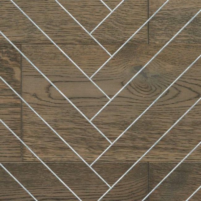 Паркет Ёлка  Дуб Графит 140мм Селект (29-004-01649)