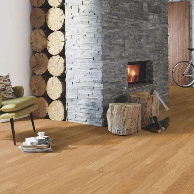 Инженерная доска Maxi Дуб Nature Live Pure Браш. С 2v Фаской (EBL633FD)