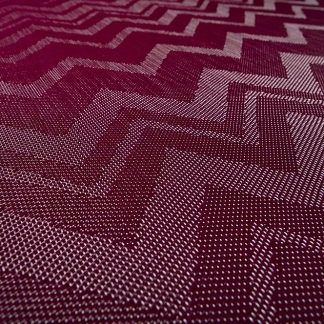 Виниловый ламинат Bolon By Missoni 104 272 Zigzag Aubergine (17-010-10033)