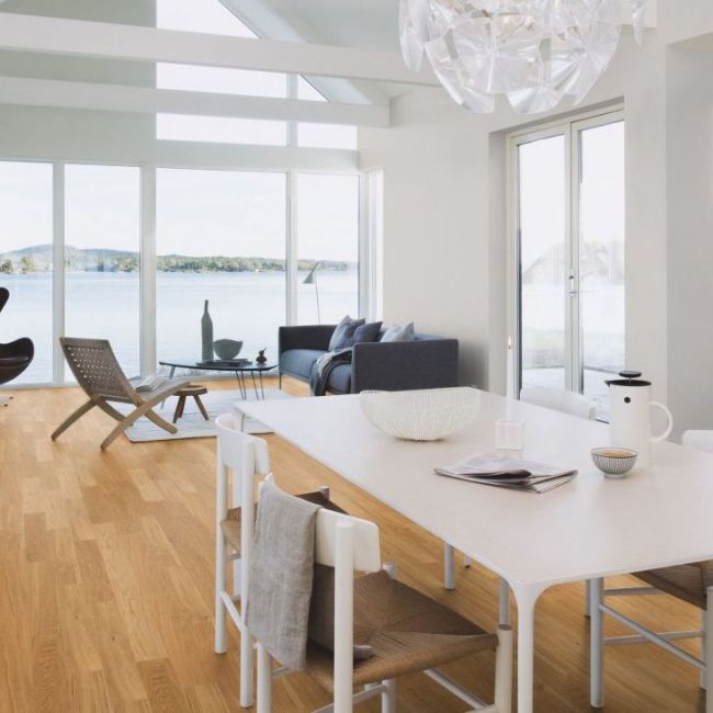 Инженерная доска Maxi Дуб Nature Live Pure Браш. С 2v Фаской (EBL633FD)