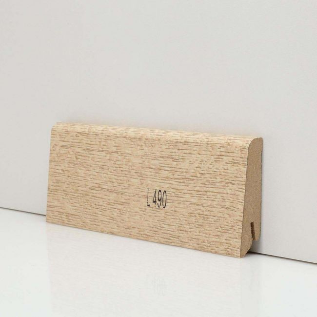 Плинтус напольный  L490 (10-010-00393)