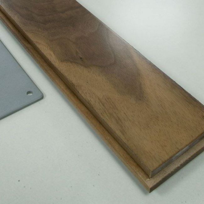 Штучный паркет Magestik floor Лак Орех американский Натур (Гладкая) 350х70 мм. (05067-0002)