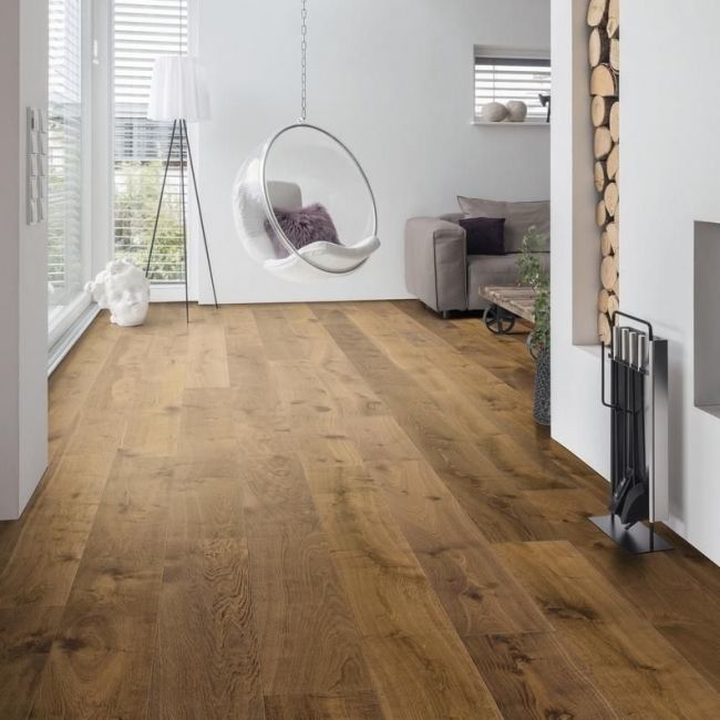 Паркетная доска 4000 Series Top Connect Дуб Мореный Саваж Браш 4v N+ (538949)