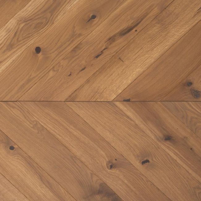 Паркет Ёлка  Дуб Миндаль Елка 120мм Натур (41-002-00124)