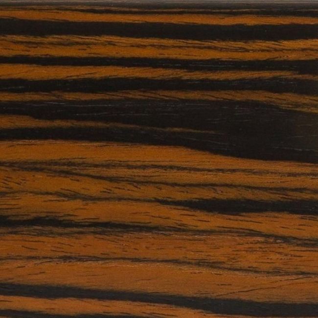 Плинтус напольный  Макасар Прямой Со Скосом 80x16 (10-100-00429)