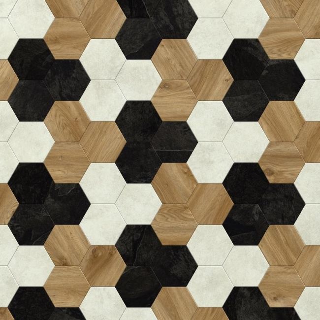 Виниловый ламинат Moods Hexagon 354 (10-010-03277)
