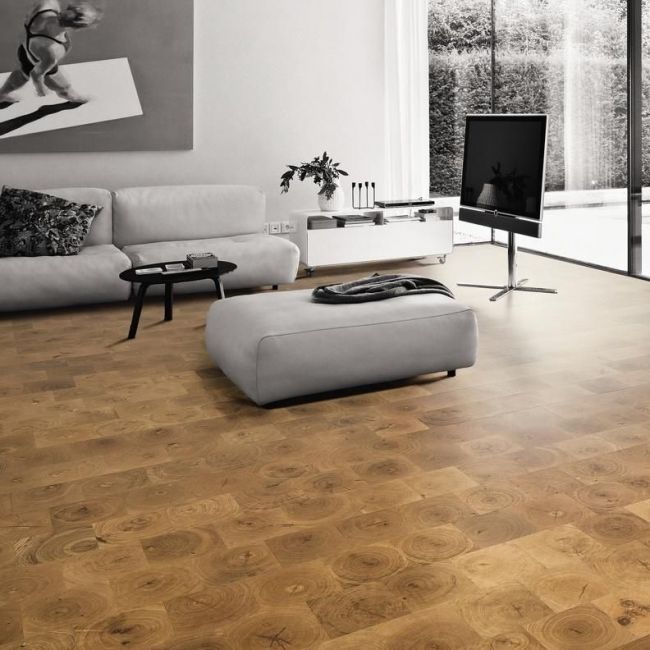 Паркетная доска 4000 Series Top Connect Дуб Селектив (торцевой Распил) (529069)