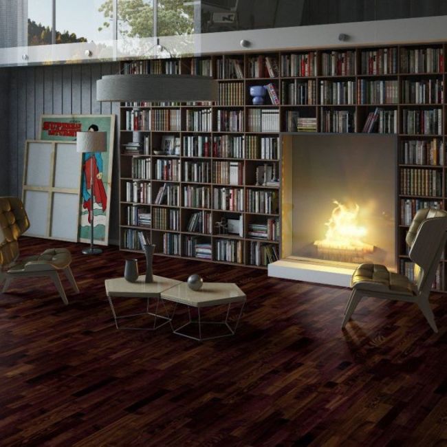 Паркетная доска Salsa Ясень Коньяк Глянец (31-002-00024)