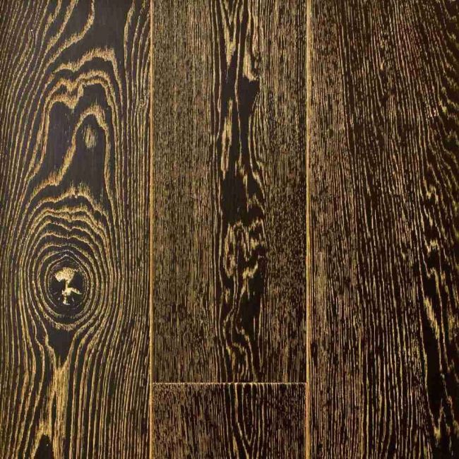 Инженерная доска Винтаж 1 Дуб Лак УФ Черное Золото (16-004-00028)