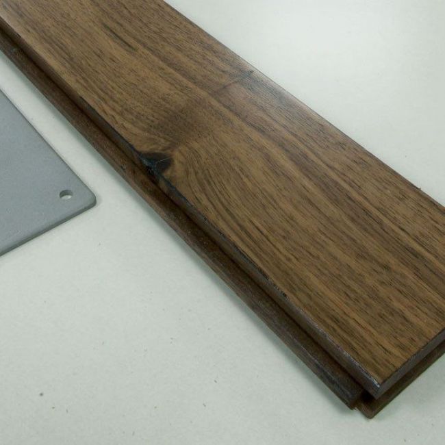 Штучный паркет Magestik floor Лак Орех американский Натур (Гладкая) 350х70 мм. (05067-0002)