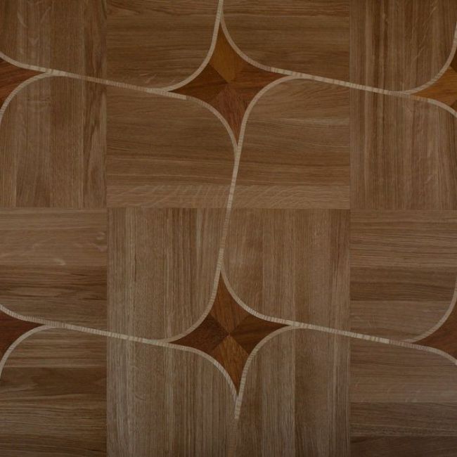 Штучный паркет Романовский Дуб Натур (Гладкая) 490х70х15 мм. (05091-0058)