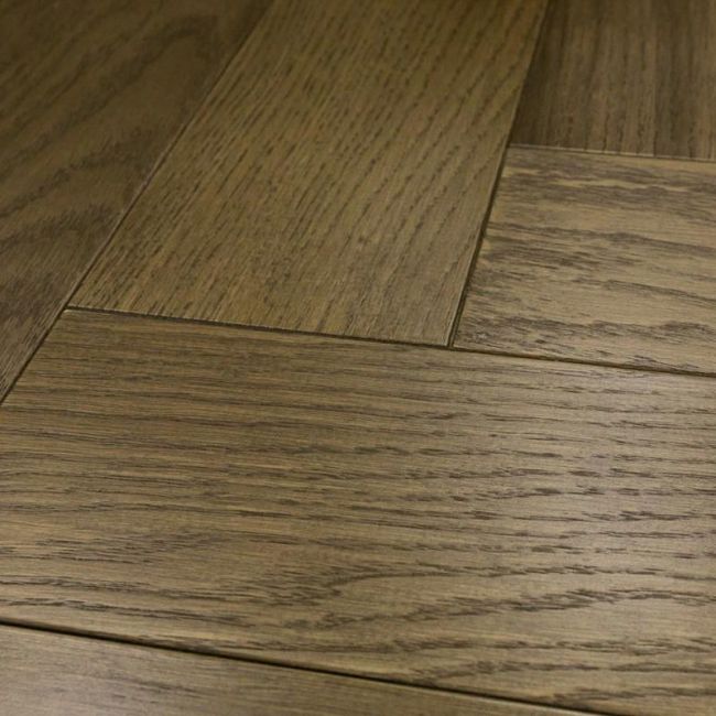 Паркет Ёлка Lite Дуб Bruno (коричневый) (49-002-00005)