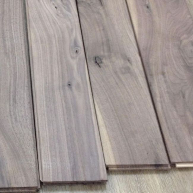 Штучный паркет Magestik floor Без Покрытия Орех американский Натур (Гладкая) 420х70 мм. (05067-0003)