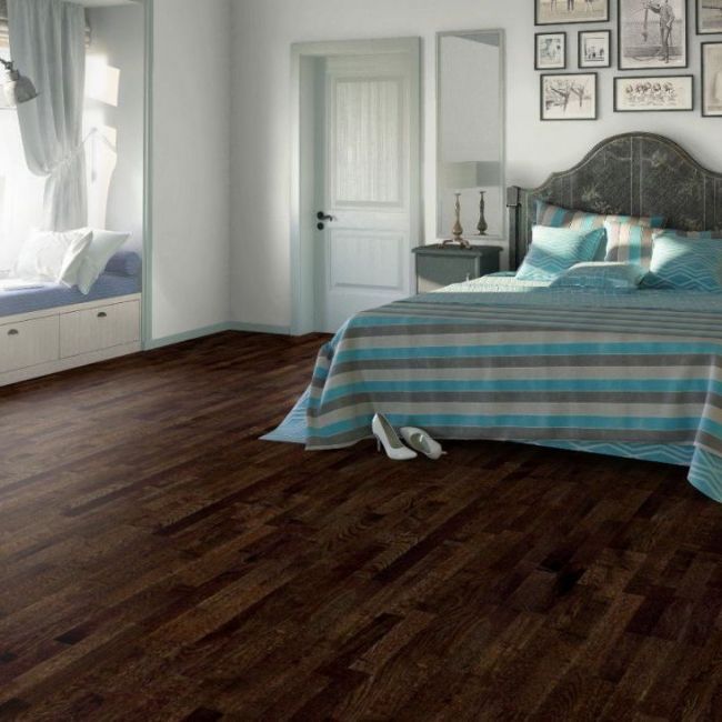 Паркетная доска Salsa Дуб Шоколад Браш (31-002-00019)