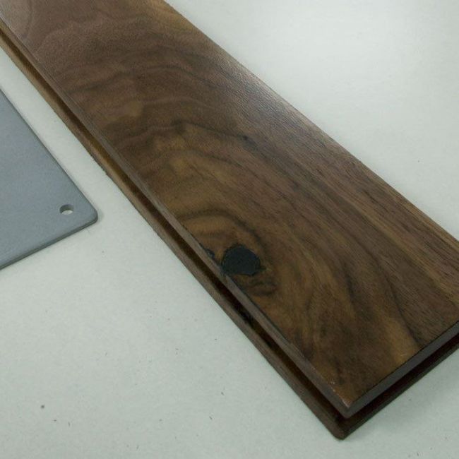 Штучный паркет Magestik floor Под Лаком С Фасками Орех американский Натур (Гладкая) 420х70 мм. (05067-0004)