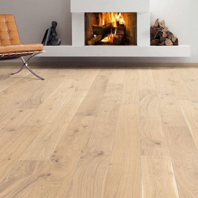 Паркетная доска 1-полосная 2500 Series Top Connect Дуб Пуро Белый Универсал Браш 2v (537548)