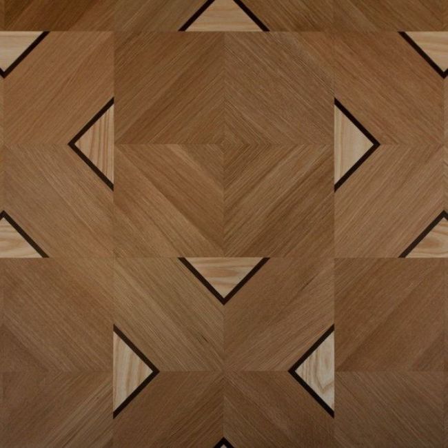 Штучный паркет Романовский  Без Покрытия С Фаской Дуб Радиал (Гладкая) 450х90х15 мм. Без Покрытия (05091-0154)