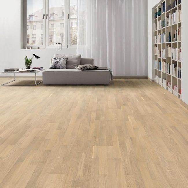 Паркетная доска 3-Полосная 4000 Series Top Connect Дуб Песочно-Белый Маркант 3-Х Пол Браш 4V N+ (538924)