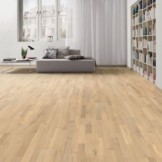 Паркетная доска 4000 Series Top Connect Дуб Песочно-белый Маркант 3-х Пол Браш 4v Nd (538923)