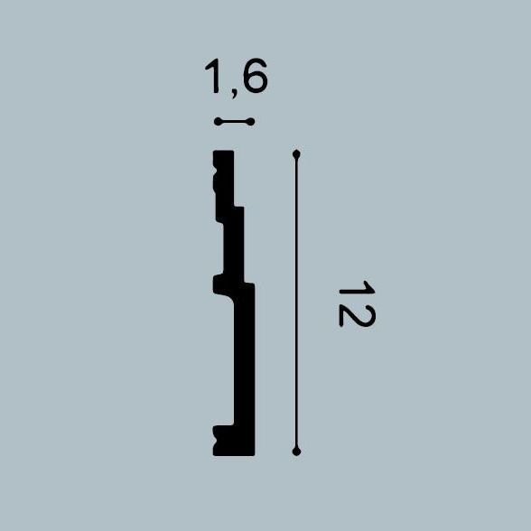 Плинтус напольный  Sx180 (10-009-09175)