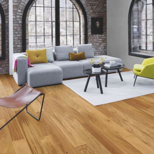 Инженерная доска Maxi Дуб Rustic Live Pure Браш. С 2v Фаской (EBL643FD)