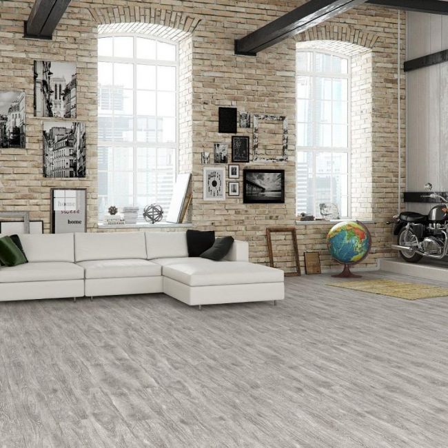 Ламинат Эльбрус Дуб Сол Грис (10-009-07133)