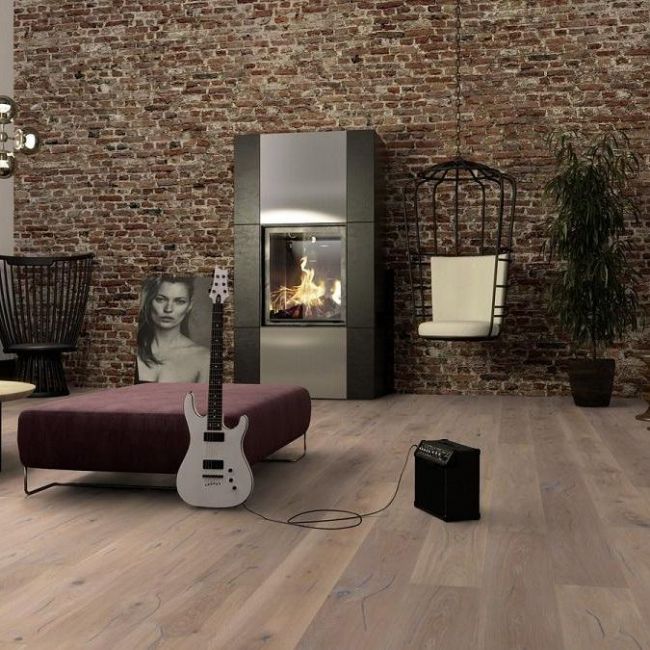 Широкий паркет Chalet Дуб  Vintage White (SOCXZMWD)