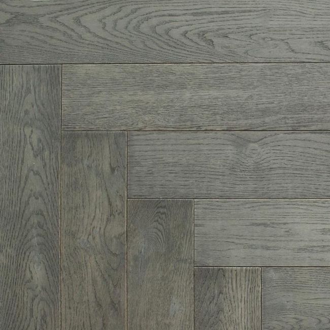 Паркет Ёлка  Дуб Графит 140мм Селект (29-004-01649)