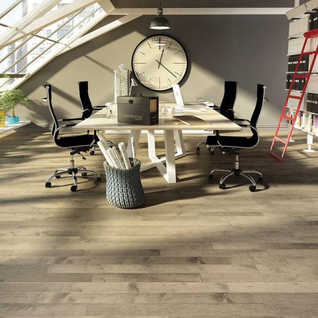 Массивная доска Design Programm + Канадский Твердый Клён Камень 134мм Селект (14-003-00155)