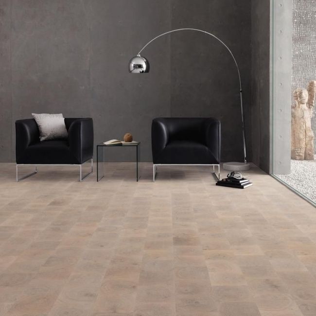 Паркетная доска 4000 Series Top Connect Дуб Селектив Серо-голубой (торцевой Распил) (539074)