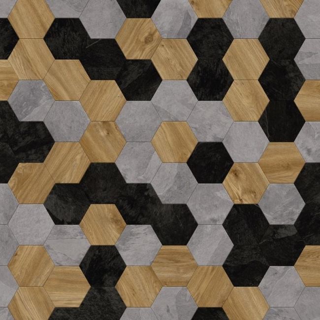 Виниловый ламинат Moods Hexagon 343 (10-010-03270)