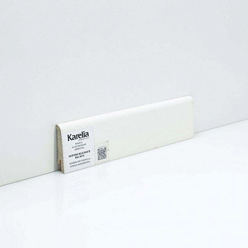 Плинтус напольный  Дуб Milk White Ral9010 (10-010-01452)