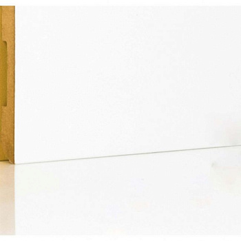 Плинтус напольный  White Белый Mdf6203 140x18 (10-100-00719)