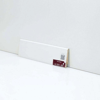 Плинтус напольный Universal Белый U 101-60 (10-017-00004)