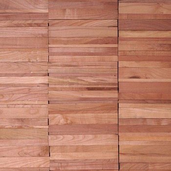 Мозаика и 3D панели из дерева  Вишня Линеа (11-011-00009)