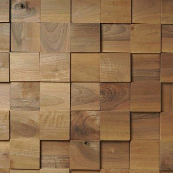 Мозаика и 3D панели из дерева  Орех Биг Скуэр (11-011-00011)