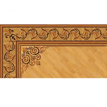 Художественный паркет  Паркетный Бордюр (26-011-016)