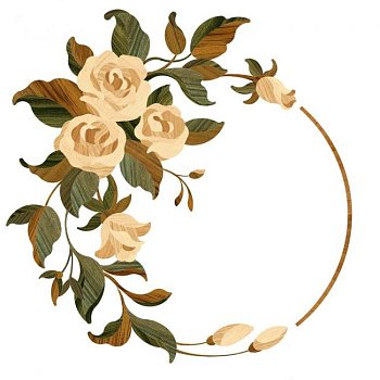 Художественный паркет  Паркетный Декор (26-012-013)