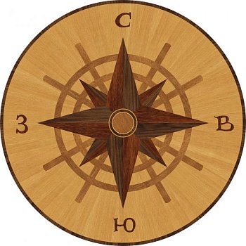 Художественный паркет  Розетка (26-009-0182)