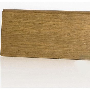 Плинтус напольный  Дуб Бронза Шпонированный Прямой Со Скосом 80х16 (10-100-00842)