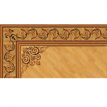Художественный паркет  Паркетный Бордюр (26-011-104)
