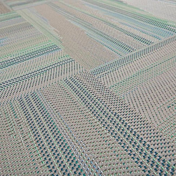 Виниловый ламинат Bolon By Missoni Flame Patch Lagoon (10-009-07009)