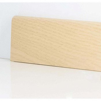 Плинтус напольный  Ясень Беленый Шпонированный Прямой 70х15 (10-100-00764)