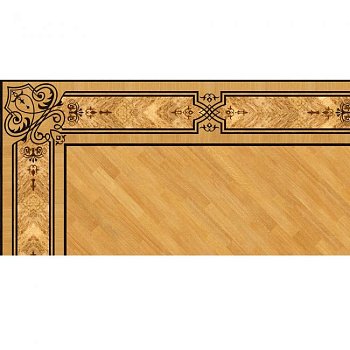 Художественный паркет  Паркетный Бордюр (26-011-106)