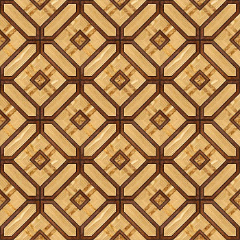 Щитовой художественный паркет  (26-010-221)