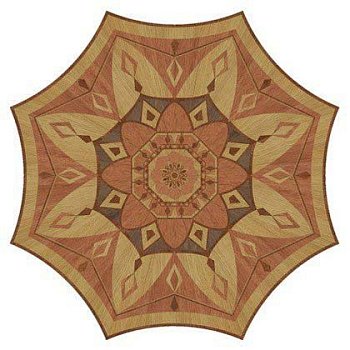 Художественный паркет  Розетка (26-009-0085)