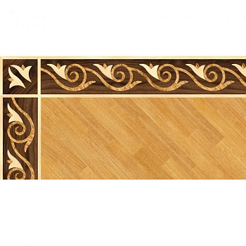 Художественный паркет  Паркетный Бордюр (26-011-124)