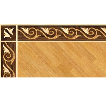 Художественный паркет  Паркетный Бордюр (26-011-124)
