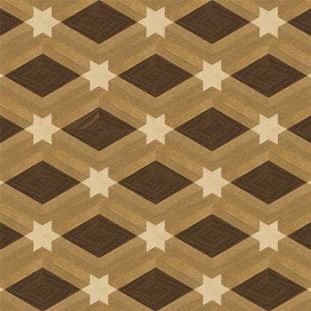 Щитовой художественный паркет  (26-010-070)